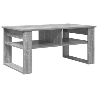 vidaXL Mesa De Caf&eacute; Gris Sonoma 96 X 54 X 44 Cm Madera De Ingenier&iacute;a Vidaxl