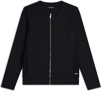 Freddy Felpa con ricami Sangallo e zip