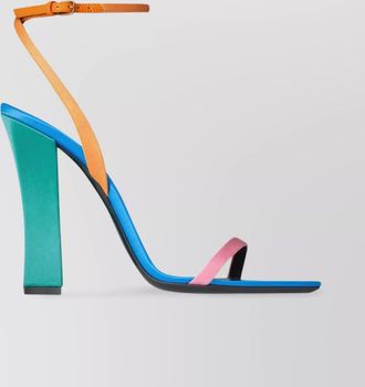Saint Laurent dominique square toe sandals