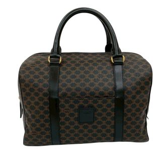 Celine Pre-owned Celine Macadam Coated Canvas Boston Bag Unisex MC98/2