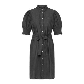 Ichi Ichi - Ihborgie Dress - Dames - Jurken - Zwart - Maat: M Katoen