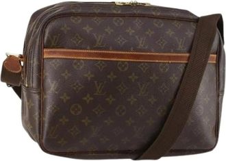 Louis Vuitton Pre-owned Cross Body Bags, female, Brown, Size: ONE SIZE Pre-owned Canvas Cross Body Bag
