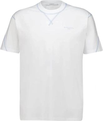 Givenchy Couture Seam Contrasted Stitch T-Shirt - Heren - T-shirts - Wit - M - Tops