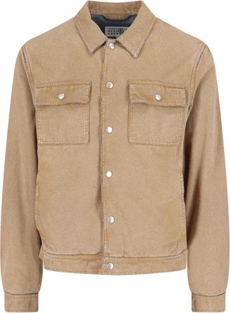 Maison Margiela Structured Jacket with Timeless Design - Brown