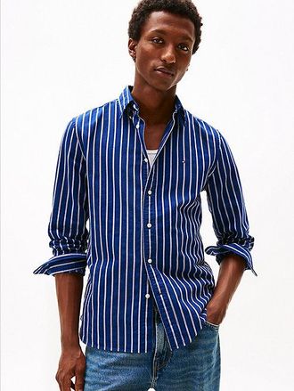 Tommy Hilfiger Regular Fit Stripe Oxford Shirt
