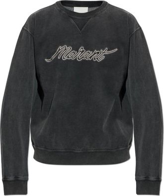Isabel Marant Mahony Sweatshirt - Heren - Sweatshirts & Hoodies - Zwart - Maat: L Katoen
