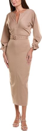 BGL Fashion Bgl Wool-Blend Sheath Dress