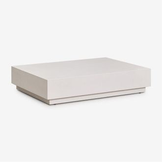Sklum Tavolino rettangolare 120x90 cm in cemento Manir SKLUM