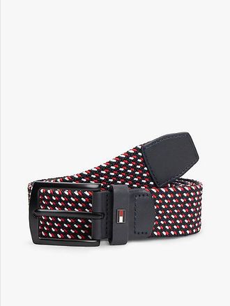 Tommy Hilfiger Denton Braided Webbing Elastic Belt