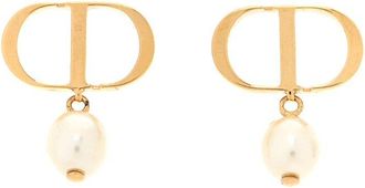 Dior Pearl Petit Cd Earrings (Authentic Pre-Loved)