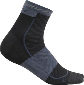 Icebreaker Merino Run+ Ultralight Mini Laufsocken für Herren | schwarz