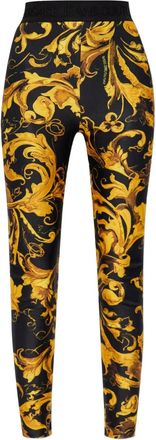 Versace Jeans Couture Leggings con stampa Barocco - Nero