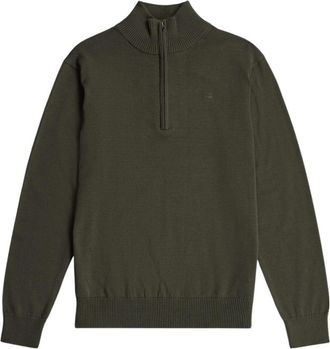 G-Star Core Refined Half Zip - Heren - Coltruien - Groen - M - Katoen - Truien & Vesten