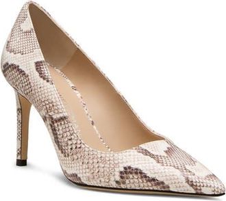 Stuart Weitzman Stuart Power 85 Pump in Cream. at Nordstrom, Size 7.5