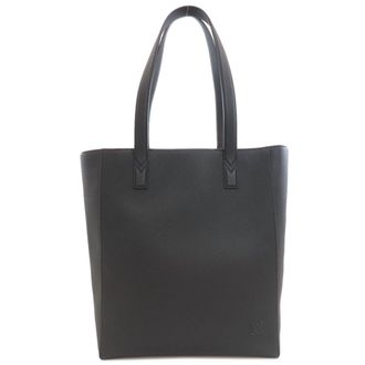 Louis Vuitton Black Leather Tote Bag (Pre-Owned)