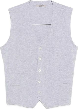 La Fileria V-neck Buttoned Knitwear