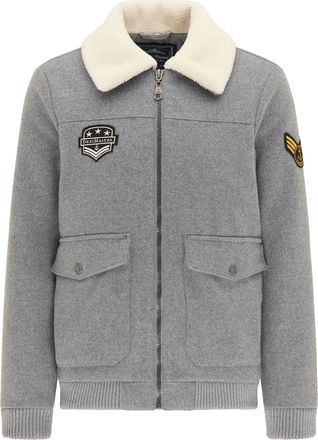 Dreimaster Dreimaster Blouson Heren licht grijs melange