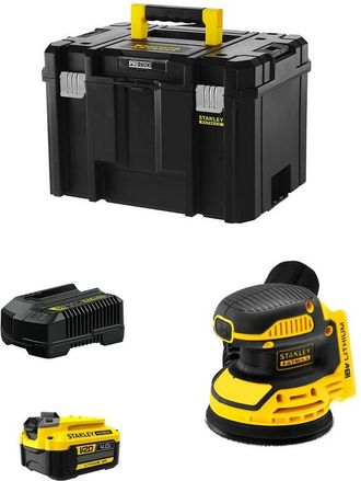 Stanley Lijadora Rotorbital Fatmax Sfmcw220m1t (1 X 4,0 Ah + Cargador + Tstak Vi)