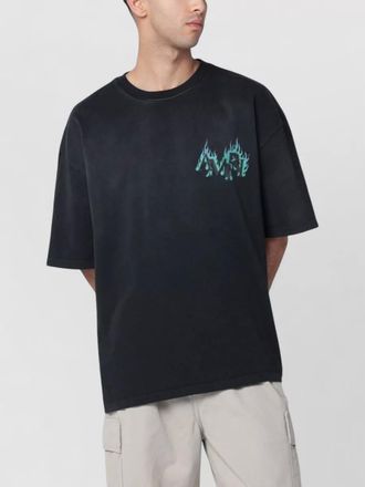 Amiri graphic logo print crew neck t shirt