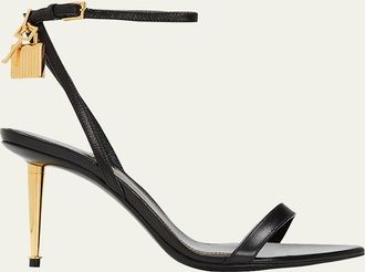 Tom Ford Lock Leather Sandals