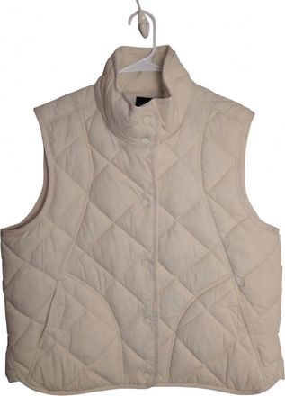 Tribal Womens A-Line Puffer Vest In Moonstone