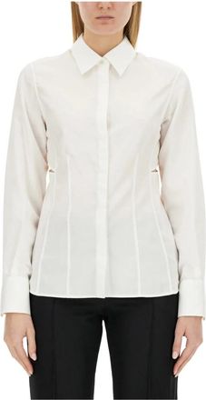 Helmut Lang Top Top Blouse - Dames - Overhemden - Wit - L - Overhemden