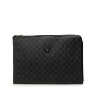 Gucci Pre-owned Gucci GG Supreme Interlocking G Clutch Unisex POFKLJFYAX7AZ1PR