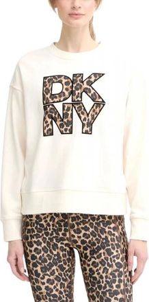 DKNY Dkny, Donna, Felpe, Beige, M, new