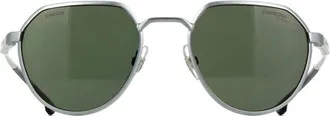 Carrera Geometric Full Rim Sunglasses - Silver