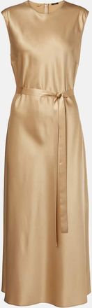 Joseph Abito midi Garnier in raso di seta