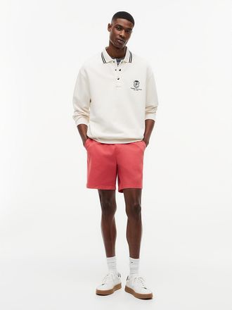 Tommy Hilfiger Mens Regular Fit 7 Garment-Dyed Short - Vintage Red - XXL