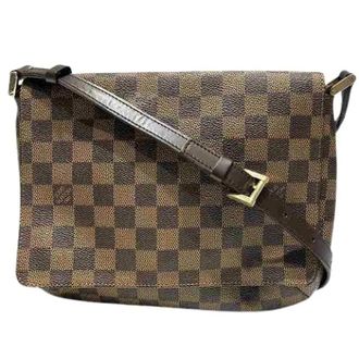 Louis Vuitton Pre-owned Cross Body Bags, female, Brown, Size: ONE SIZE Pre-owned Canvas Cross Body Bag