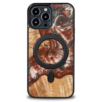 OEM Funda &Uacute;nica Bewood Para Iphone 13 Pro Max - Planetas - Venus Con Magsafe