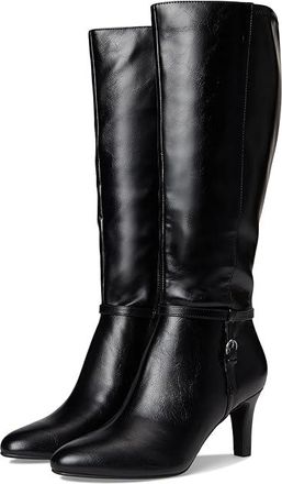 Life Stride Galant Womens Boots Black Faux Leather : 9.5 M (B), Synthetic
