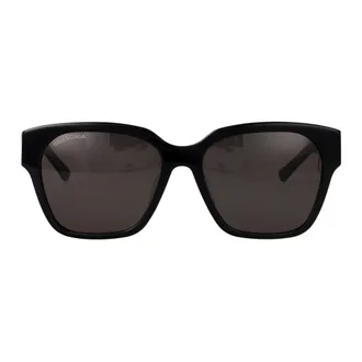 Balenciaga Bb0215Sa Zonnebril - unisex - Accessoires - Zwart - Maat: 56 MM