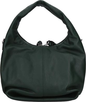 Rebelle Twiggy Smallcollina - Dames - Handtassen - Groen - ONE Size - Leer - Tassen