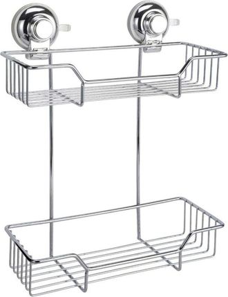 Gedy Ho191300100 Porta Objetos Doble Ventosa Cromo - Ref: Ho191300100 - Gedy