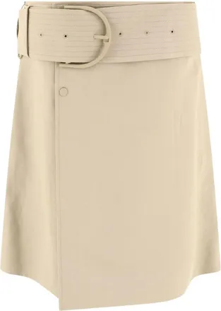 Burberry Beige Trench Rok Dameskleding - Dames - Korte rokken - Beige - 3XS - Rokken