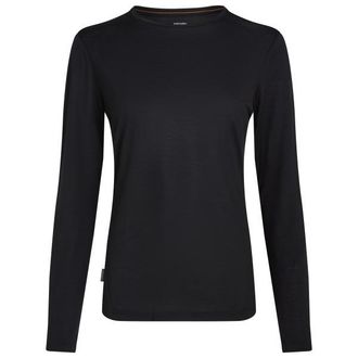 Icebreaker Merino 125 Cool-Lite Sphere III L/S Tee Merinoshirt f&uuml;r Damen | schwarz