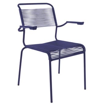 Schubiger M&ouml;bel Spaghetti-Stuhl S&auml;ntis mit Armlehnen