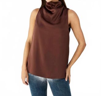 Rag & Bone Jana Sleeveless Top In Umber