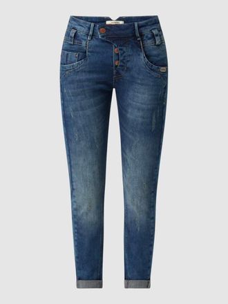 Gang Boyfriend Fit Jeans mit Stretch-Anteil Modell Marge in Blau, Gr&ouml;&szlig;e 28