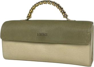 Loewe Pre-owned Clutches, female, Beige, Size: ONE SIZE Pre-owned Clutch