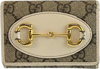 Gucci Horsebit Compact Wallet Ivory (Authentic Pre-Loved)