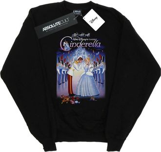 Disney Dames/Dames Cinderella Collage Poster Sweatshirt (Zwart)