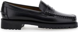 Sebago Dan Lug Loafers - Dames - Loafers - Zwart - 39 EU - Leer - Schoenen