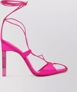 The Attico adele lace-up pump strappy design