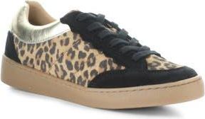 Bos. & Co. Missy Low Top Sneaker in Black/Leopard Print at Nordstrom Rack, Size 10-10.5Us / 41Eu