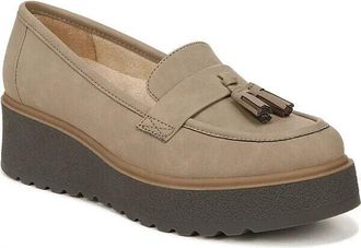 Naturalizer Soul Naturalizer Josie Lug Flat Womens US 8 Gray Platform Loafer Shoes ZPO1642 (Gray,8)