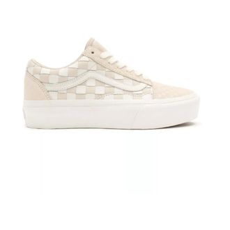 Vans Fitness, Dames, Wit, 38 EU, Leer, Old Skool Platform